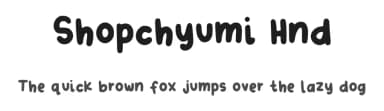 Shopchyumi Hnd by Luexolu — Script Handwritten Font — thumbnail 1