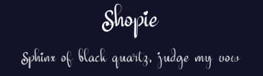 Shopie by Nuryanto Dwi — Script Handwritten Font — thumbnail 2