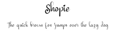 Shopie by Nuryanto Dwi — Script Handwritten Font — thumbnail 1
