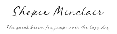 Shopie Minclair by Letterhend Studio — Script Handwritten Font — thumbnail 1