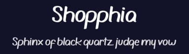 Shopphia by One Design — Script Handwritten Font — thumbnail 2