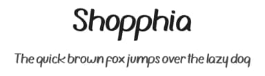 Shopphia by One Design — Script Handwritten Font — thumbnail 1