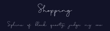 Shopping by Andika Fez — Script Handwritten Font — thumbnail 2