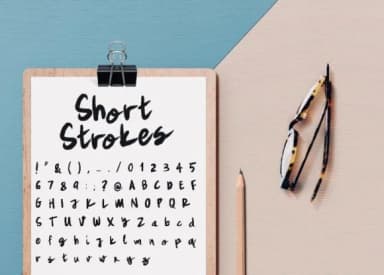 Short Strokes Font by lunarctic — Script Handwritten Font — thumbnail 2