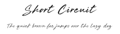 Short Circuit by BLKBK Fonts — Script Handwritten Font — thumbnail 1