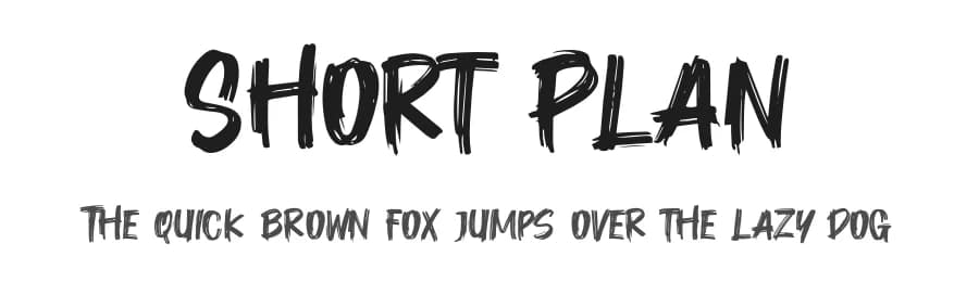 Short Plan by Khurasan — Script Handwritten Font