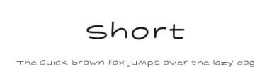 Short by Shari Davis — Script Handwritten Font — thumbnail 1