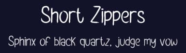 Short Zippers by Rangkai Aksara — Script Handwritten Font — thumbnail 2