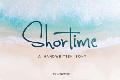 Shortime Font by Subectype — Script Handwritten Font — thumbnail 1