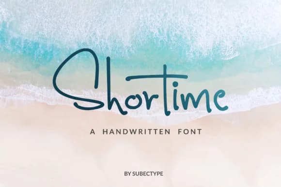Shortime Font by Subectype — Script Handwritten Font