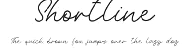 Shortline by Mini Type — Script Handwritten Font — thumbnail 1