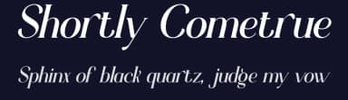 Shortly Cometrue by Makashi — Serif Font — thumbnail 2