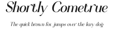 Shortly Cometrue by Makashi — Serif Font — thumbnail 1