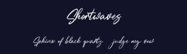 Shortwaves by Maulana Creative — Script Handwritten Font — thumbnail 2