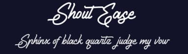 Shout Ease by Vunira Design — Script Handwritten Font — thumbnail 2