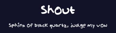 Shout by Craig Axxie — Script Handwritten Font — thumbnail 2