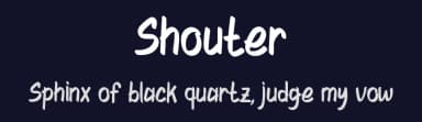 Shouter by Modestype Studio — Script Handwritten Font — thumbnail 2