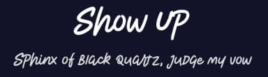 Show Up by Typefactoryco — Script Handwritten Font — thumbnail 2