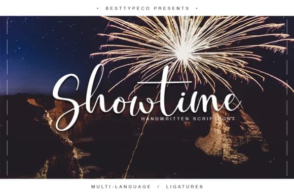 Showtime Font by BennyDesigns — Script Handwritten Font
