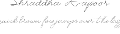 Shraddha Kapoor by Inermedia Studio — Script Handwritten Font — thumbnail 1