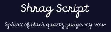 Shrag Script by Dathan Boardman — Script Handwritten Font — thumbnail 2