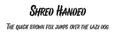 Shred Handed by Chequered Ink — Script Handwritten Font — thumbnail 1