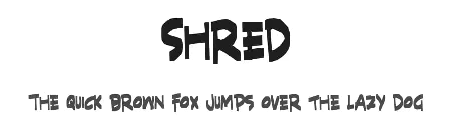Shred by Alexa — Script Handwritten Font — preview 1