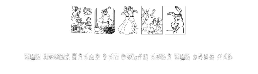 Shrek by Ding Bang — Dingbats Font