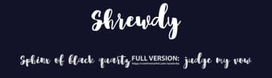 Shrewdy by Katsia Jazwinska — Script Handwritten Font — thumbnail 2