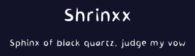 Shrinxx by Trifolium Aurum — Script Handwritten Font — thumbnail 2