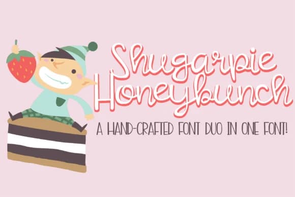 Shugarpie Honeybunch Font by Illustration Ink — Script Handwritten Font