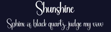 Shunshine by Andi Moz — Script Handwritten Font — thumbnail 2