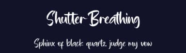 Shutter Breathing by Figuree Studio — Script Handwritten Font — thumbnail 2