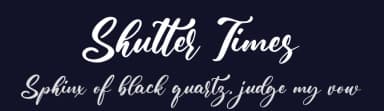 Shutter Times by FatmaStudio — Script Handwritten Font — thumbnail 2
