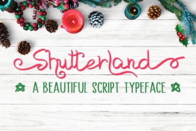 Shutterland Font by MJB Letters — Script Handwritten Font — thumbnail 1