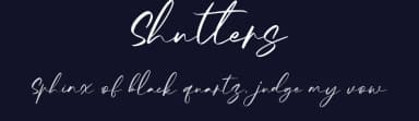 Shutters by Asep Rendi — Script Handwritten Font — thumbnail 2