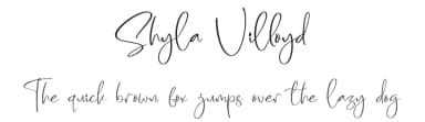 Shyla Villoyd by Letterena Studios — Script Handwritten Font — thumbnail 1