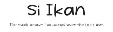Si Ikan by Khurasan — Script Handwritten Font — thumbnail 1