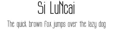 Si LuNcai by Cenz Qobbal — Sans Serif Font — thumbnail 1
