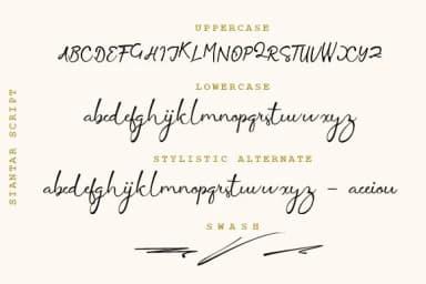 Siantar Font by utopiabrand19 — Script Handwritten Font — thumbnail 7