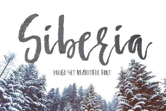 Siberia Font by Favete Art — Script Handwritten Font — preview 1