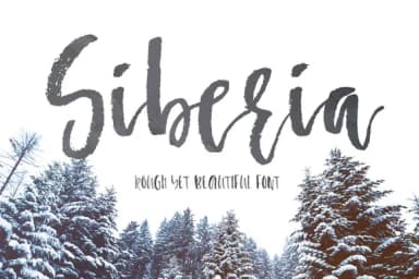 Siberia Font by Favete Art — Script Handwritten Font — thumbnail 1