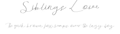 Siblings Love by Edric Studio — Script Handwritten Font — thumbnail 1
