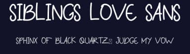 Siblings Love Sans by Edric Studio — Script Handwritten Font — thumbnail 2