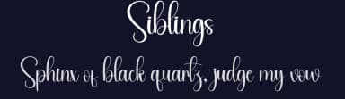 Siblings by Andi Moz — Script Handwritten Font — thumbnail 2