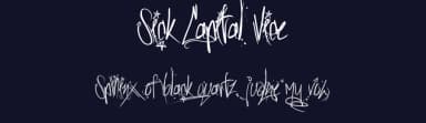 Sick Capital Vice by Dirt2.com - SickCapital — Script Handwritten Font — thumbnail 2