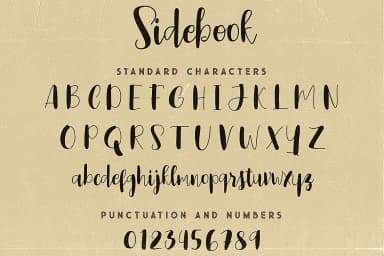 Sidebook Script Font by JumboDesign — Script Handwritten Font — thumbnail 6