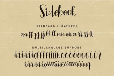 Sidebook Script Font by JumboDesign — Script Handwritten Font — thumbnail 8