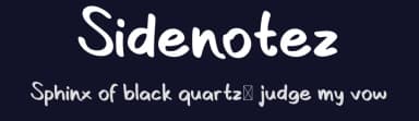 Sidenotez by Katario Studio — Script Handwritten Font — thumbnail 2