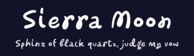 Sierra Moon by Saridezra — Script Handwritten Font — thumbnail 2